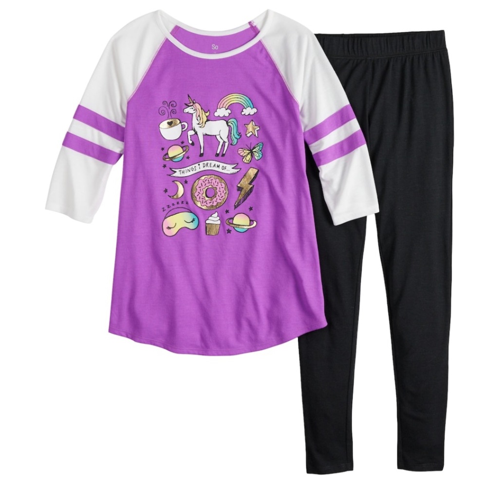 Girls SO Pajama Set